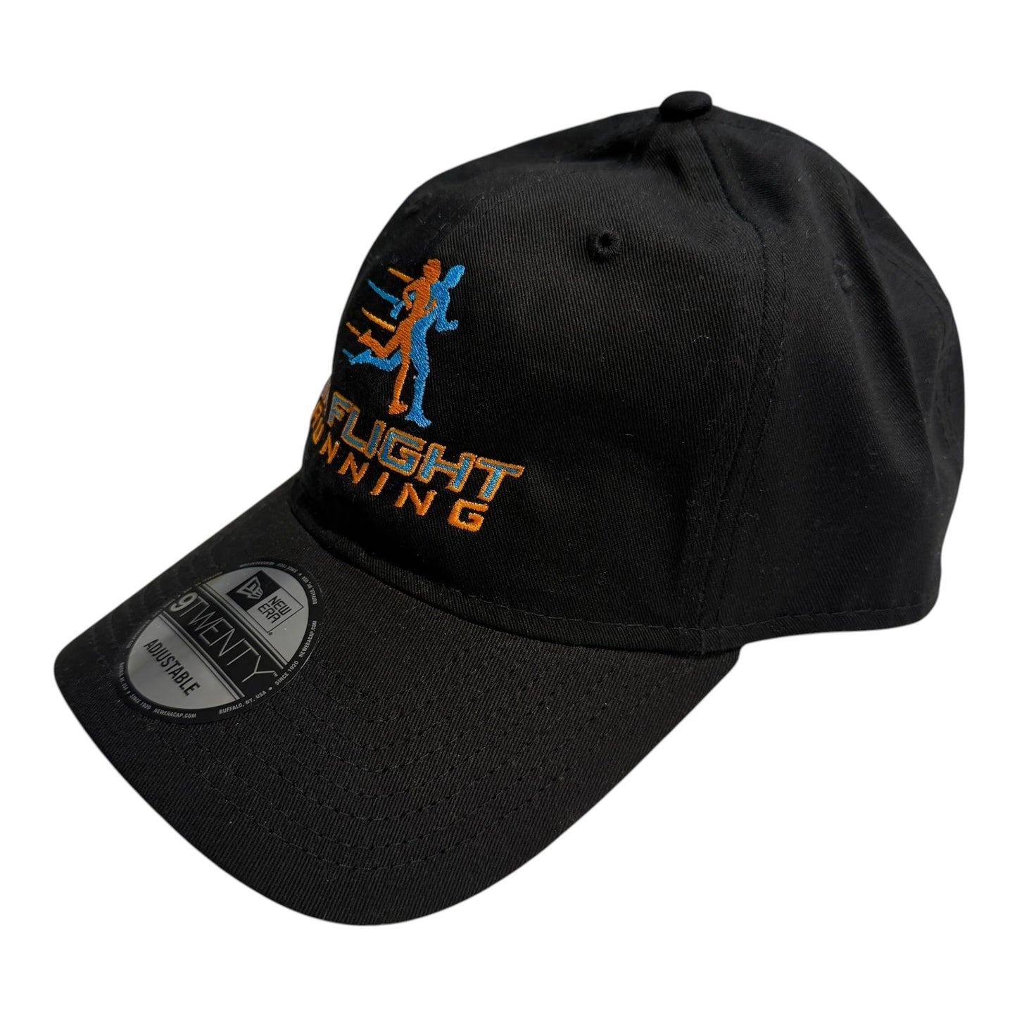 In Flight Running black unstructured cap with adjustable closure and embroidered logo. Cotton blend.