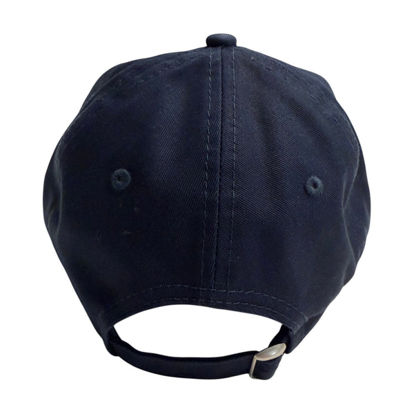 In Flight Running navy blue unstructured cotton cap with adjustable strap and embroidered logo.