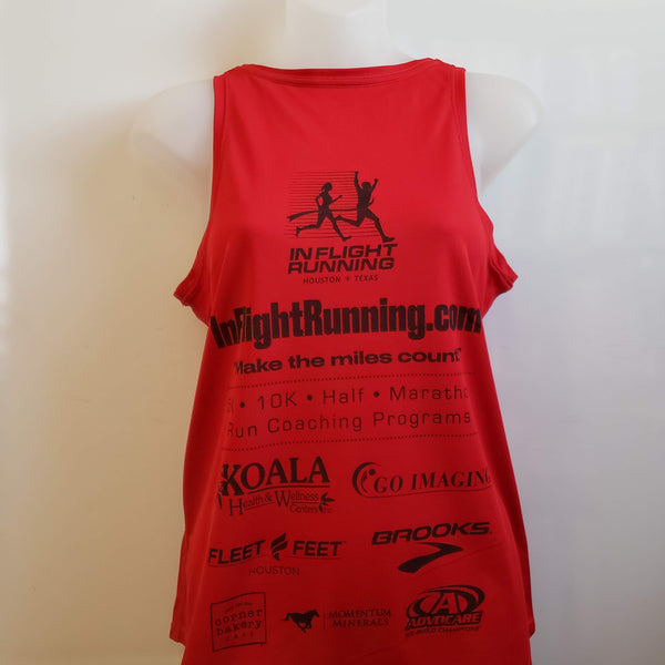2018-19 In Flight Running - Women's Dry Fit Tank - Medal Time Red