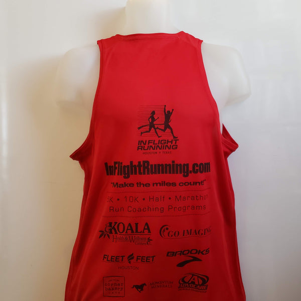 2018-19 In Flight Running - Men's Dry Fit Tank - Medal Time Red