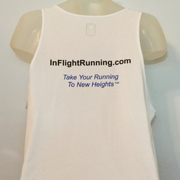 2004-05 In Flight Running - Men's Tank - Dry Fit - White
