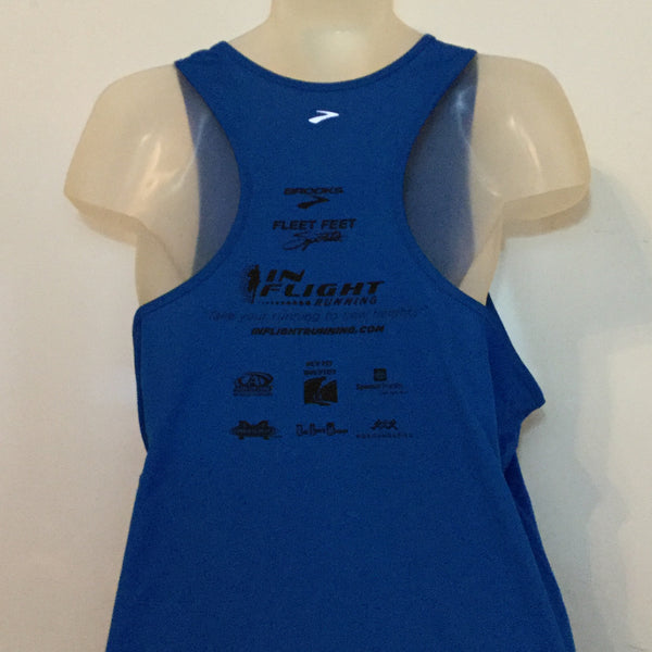 2012-13 In Flight Running - Men's Tank -  Dry Fit - Running Squad - Blue