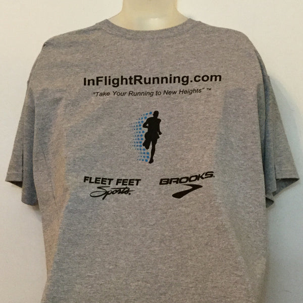 In Flight Running - Unisex 50/50 T - Sport Gray