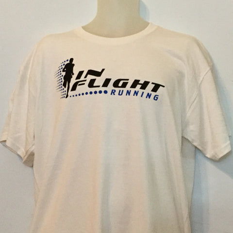 In Flight Running - Unisex 50/50 T - Natural Off White