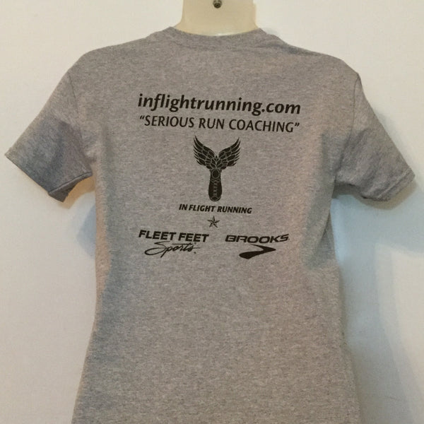 In Flight Running - Unisex 50/50 T - Sport Gray 10th Anniversary