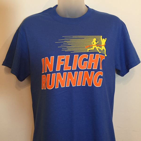 2016-17 In Flight Gildan Unisex Royal Blue T-shirt - 50/50 Front