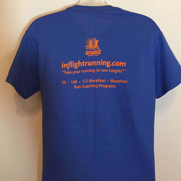 2016-17 In Flight Gildan Unisex Royal Blue T-shirt - 50/50 - Back